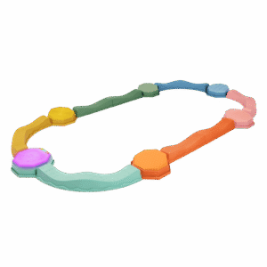 Musical Balance & Activity Play Set — Interactive Stepping Stones & Wavy Beams (14-Piece Set)